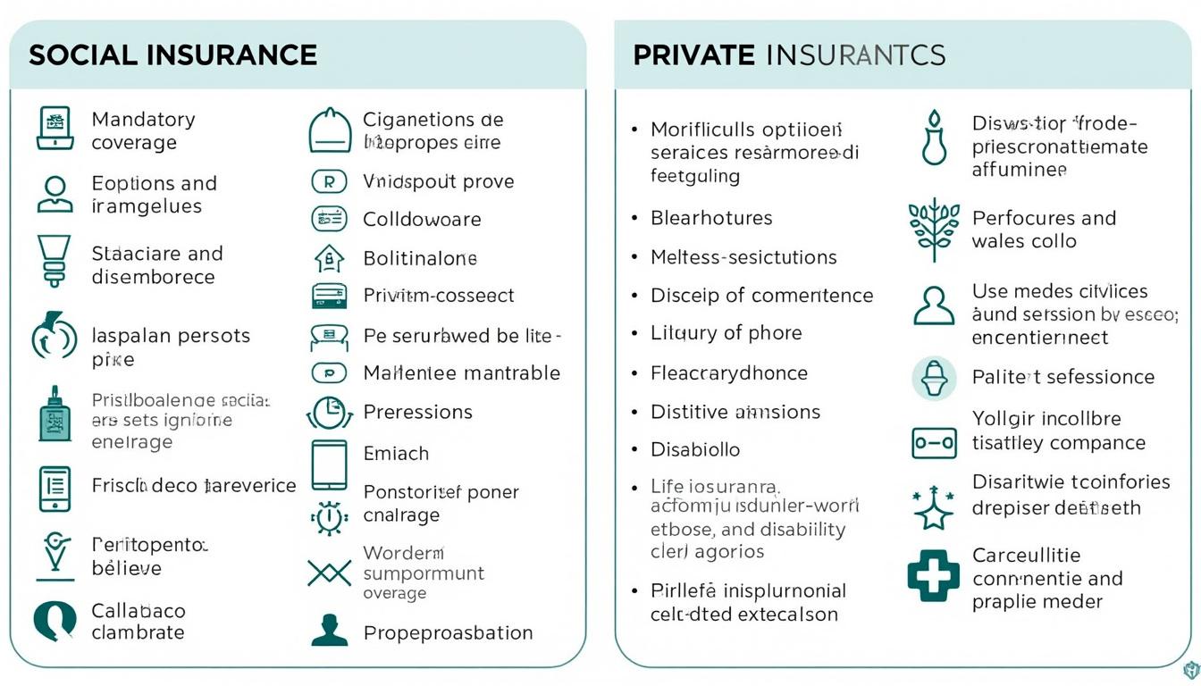 découvrez l'évolution du système français : comparaison entre l'assurance sociale et l'assurance privée, leurs différences, avantages et impact sur la protection des citoyens.