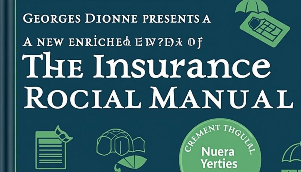 découvrez la nouvelle édition enrichie du manuel sur l'assurance présentée par georges dionne : un ouvrage de référence pour comprendre les enjeux, concepts clés et pratiques du secteur assurantiel.